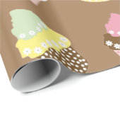 Delicious Decorated Birthday Cupcakes Cadeaupapier (Rol Hoek)