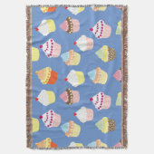 Delicious Decorated Birthday Cupcakes Deken (Voorkant Verticaal)