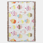 Delicious Decorated Birthday Cupcakes Deken (Voorkant Verticaal)