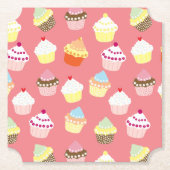 Delicious Decorated Birthday Cupcakes Kartonnen Onderzetters (Voorkant)