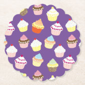 Delicious Decorated Birthday Cupcakes Kartonnen Onderzetters (Voorkant)