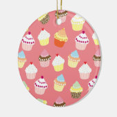 Delicious Decorated Birthday Cupcakes Keramisch Ornament (Links)