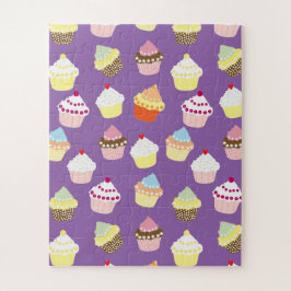 Delicious Decorated Birthday Cupcakes Legpuzzel