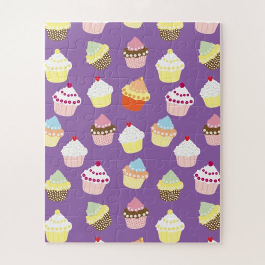 Delicious Decorated Birthday Cupcakes Legpuzzel (Verticaal)