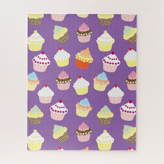 Delicious Decorated Birthday Cupcakes Legpuzzel (Verticaal)