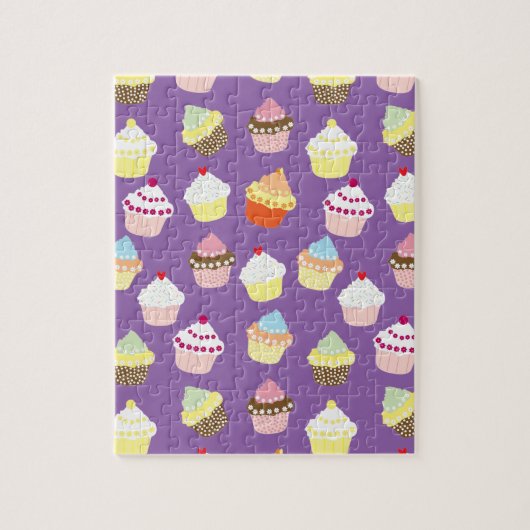 Delicious Decorated Birthday Cupcakes Legpuzzel (Verticaal)