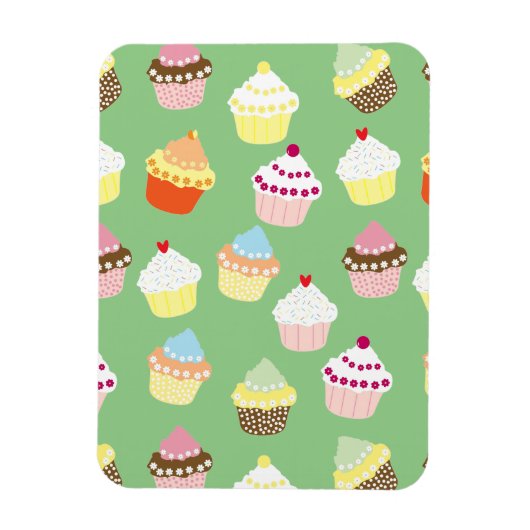 Delicious Decorated Birthday Cupcakes Magneet (Verticaal)