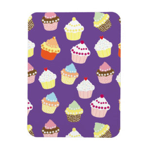 Delicious Decorated Birthday Cupcakes Magneet