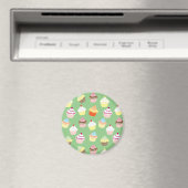 Delicious Decorated Birthday Cupcakes Magneet (Insitu (Vaatwasser))