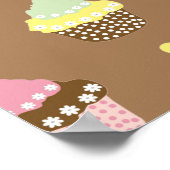 Delicious Decorated Birthday Cupcakes Poster (Hoek)