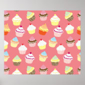 Delicious Decorated Birthday Cupcakes Poster (Voorkant)