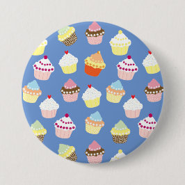 Delicious Decorated Birthday Cupcakes Ronde Button 7,6 Cm