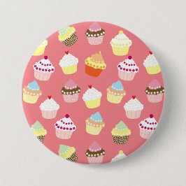 Delicious Decorated Birthday Cupcakes Ronde Button 7,6 Cm