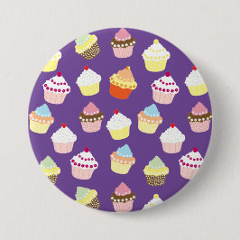 Delicious Decorated Birthday Cupcakes Ronde Button 7,6 Cm