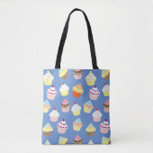 Delicious Decorated Birthday Cupcakes Tote Bag (Voorkant)