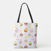Delicious Decorated Birthday Cupcakes Tote Bag (Achterkant)
