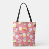 Delicious Decorated Birthday Cupcakes Tote Bag (Achterkant)
