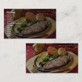 Delicious Deviled beef steak Visitekaartje (Voorkant / Achterkant)