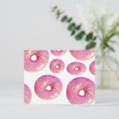 Delicious Donuts. Briefkaart (Staand voorkant)