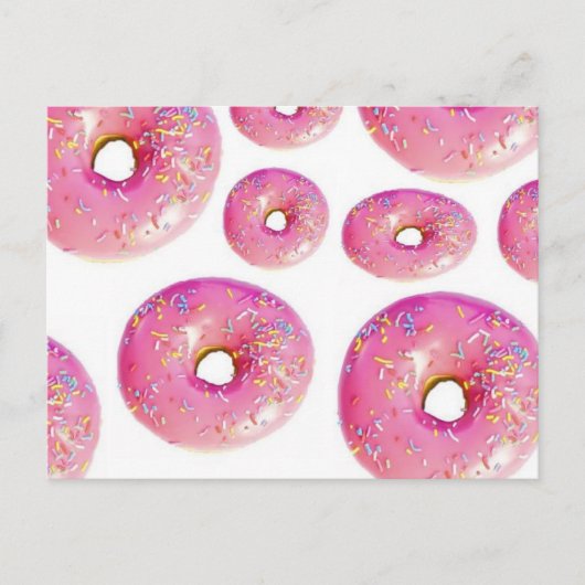 Delicious Donuts. Briefkaart (Voorkant)