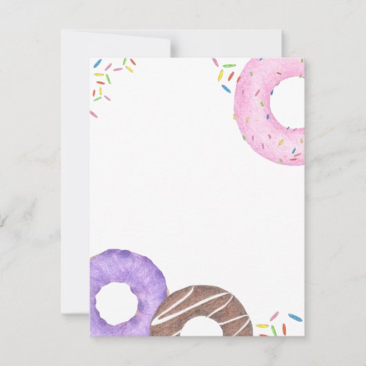 Delicious Donuts Note Card Notitiekaartje (Voorkant)