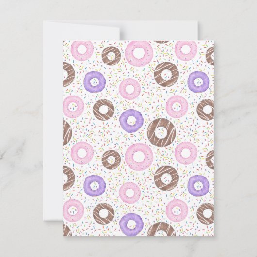 Delicious Donuts Note Card Notitiekaartje (Achterkant)