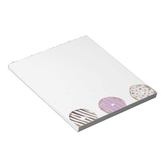 Delicious donuts notebookbank notitieblok (Schuin)