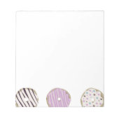 Delicious donuts notebookbank notitieblok (Voorkant)