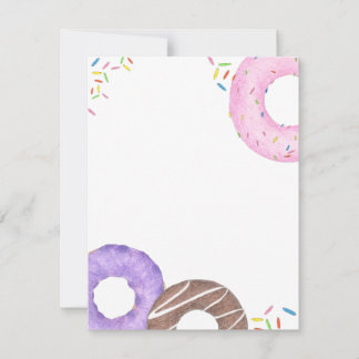 Delicious Donuts Notitiekaart Notitiekaartje
