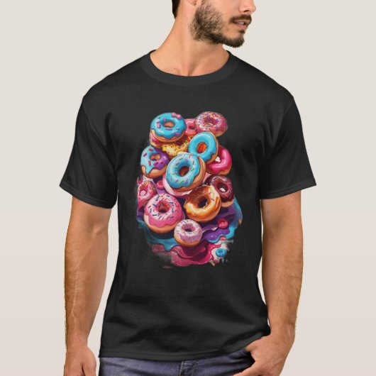 Delicious donuts t-shirt (Voorkant)