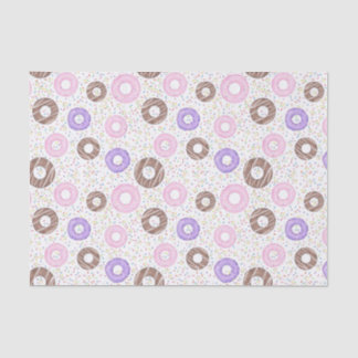 Delicious Donuts Tissue Paper op Wit Tissuepapier