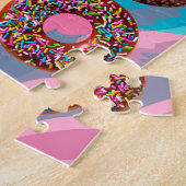 Delicious Doughnuts Pattern Legpuzzel (Zijkant)
