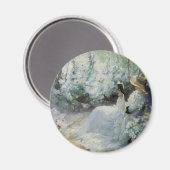 Delicious eenzaamheid van Frank Bramley, kunst Magneet (Voorkant / Achterkant)