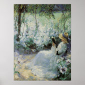 Delicious eenzaamheid van Frank Bramley,  kunst Poster (Voorkant)