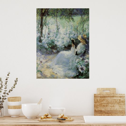 Delicious eenzaamheid van Frank Bramley,  kunst Poster (Keuken)