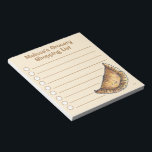 Delicious Empanada Personalized Grocery List Notitieblok<br><div class="desc">Het ontwerp van het de notitiepad van de lijst-Stijl kenmerkt een originele tellerillustratie van een heerlijk empanada gebak. Pas je aan voor een unieke boodschappenlijst. Er zijn ook veel extra geïllustreerde notitieblokken beschikbaar in deze winkel. Dit ontwerp is ook beschikbaar op andere producten. Zie je niet wat je zoekt? Hulp...</div>