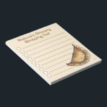 Delicious Empanada Personalized Grocery List Notitieblok<br><div class="desc">Het ontwerp van het de notitiepad van de lijst-Stijl kenmerkt een originele tellerillustratie van een heerlijk empanada gebak. Pas je aan voor een unieke boodschappenlijst. Er zijn ook veel extra geïllustreerde notitieblokken beschikbaar in deze winkel. Dit ontwerp is ook beschikbaar op andere producten. Zie je niet wat je zoekt? Hulp...</div>
