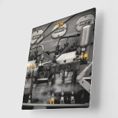 Delicious Engineering Vierkante Klok (Hoek)