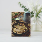 Delicious Fish Fry Briefkaart (Staand voorkant)