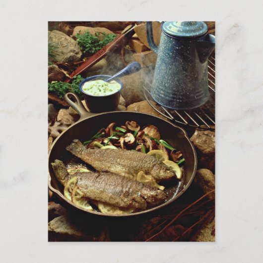 Delicious Fish Fry Briefkaart (Voorkant)