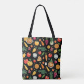 Delicious Food Fiesta | Vibrant Culinary Tote Bag (Achterkant)