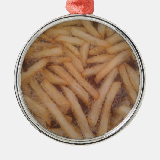 Delicious French Fries Metalen Ornament (Voorkant)