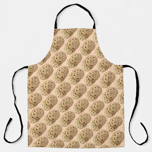 Delicious Garlic Naan Bread Indian Flatbrood Baker Schort (Voorkant)