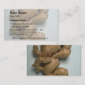 Delicious Ginger Visitekaartje (Voorkant / Achterkant)