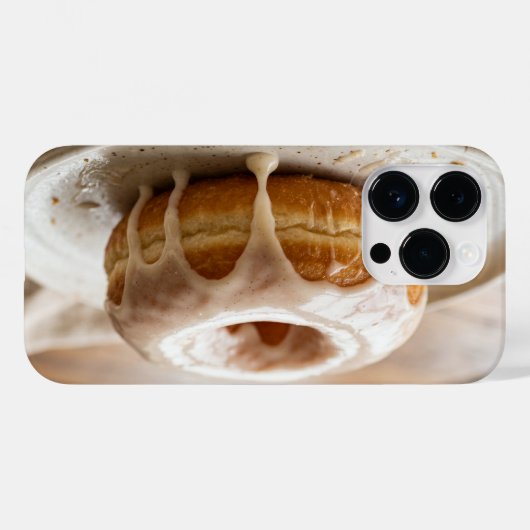 Delicious Glazed Donut Icing Drip iPhone Case (Achterkant (horizontaal))