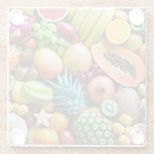 Delicious Glazen Onderzetter (Achterkant)