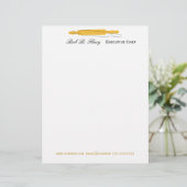 Delicious Gourmet Cooking Chef Restaurant Custom Briefhoofd (Staand voorkant)