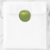 Delicious Green apple Ronde Sticker (Tas)