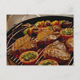 Delicious Grilled T-botsteaks Briefkaart