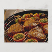Delicious Grilled T-botsteaks Briefkaart (Voorkant)